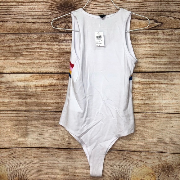 Windsor Sleeveless Body Suit with Stripes - Picture 2 of 8